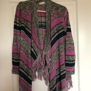 Fringe cardigan